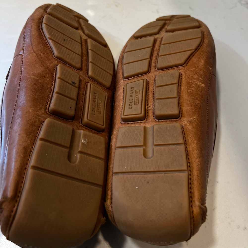 Cole Haan Wyatt Bit Brown Leather Driver Loafers - Picture 7 of 8